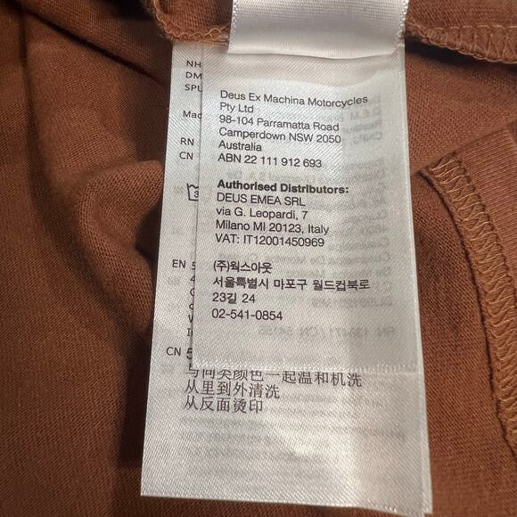 Men’s Deus Ex Machina Motorcycles Spurs Tee XXL - Picture 7 of 8